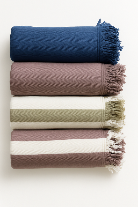 Blue Bamboo Towel